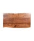 Hairpin Natural Live Edge Wood with Metal 42" Coffee Table