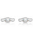 Sanrio Silver Plated Enamel Cinnamoroll Stud Earrings