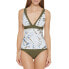 Фото #1 товара DKNY Standard Triangle Halter Tank Top Bikini Bathing Suit, Splash Multi, Small