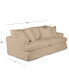 Фото #12 товара Brenalee 93" Performance Fabric Slipcover Sofa with Four Pillows