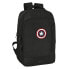 Рюкзак для ноутбука и планшета с USB-выходом Capitán América Чёрный