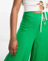 ASOS DESIGN palazzo trouser in green