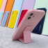 Silikonowe etui z podstawką etui Samsung Galaxy S21 Ultra 5G Kickstand Case różowe
