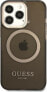 Guess Guess GUHMP13LHTCMK iPhone 13 Pro / 13 6,1" czarny/black hard case Gold Outline Translucent MagSafe