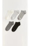 Фото #2 товара Çizgili Kadın Patik Çorap 5'li Paket
