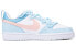 【定制球鞋】 Nike Court Borough Low 2 可爱狗狗 少女风 解构鞋带 低帮 板鞋 GS 白蓝 / Кроссовки Nike Court Borough Low 2 GS BQ5448-100