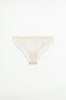 Embroidered tulle briefs