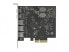 Фото #6 товара Delock PCI Express x4 Karte zu 2 x USB Type-C+ 3 Typ-A - USB Controller - PCI-Express