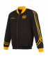 Фото #2 товара Men's Black Golden State Warriors 2023/24 City Edition Nylon Full-Zip Bomber Jacket