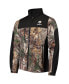 Men's Realtree Camo and Black Pittsburgh Steelers Circle Hunter Softshell Full-Zip Jacket