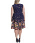 ფოტო #2 პროდუქტის Petite Printed Fit & Flare Dress