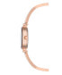 Фото #2 товара Наручные часы Anne Klein Women's Rose Gold-Tone Alloy Bangle Watch 32mm and Bracelet Set.