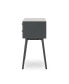 Фото #7 товара Mid-Century Modern Side Table with Drawers for Sophisticated Living