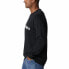 Men’s Sweatshirt without Hood Columbia Logo Fleece Crew Black
