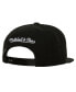 Фото #2 товара Men's Black Philadelphia 76ers Champ Stack Snapback Hat