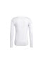 Team Base Tee Erkek Futbol Uzın Kollu Antrenman Tişörtü Gn5676 Beyaz