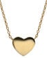 ფოტო #1 პროდუქტის Jac+Jo by Anzie Polished Heart Pendant Necklace in 14k Gold, 16" + 1" extender