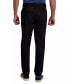 Фото #2 товара Haggar Men Active Series City Flex Traveler Slim-Fit Dress Pants Black 29Wx30L