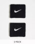 Фото #1 товара Nike Training Swoosh unisex wristbands in black