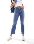 New Look kick flare jean in mid blue