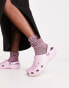 Фото #1 товара Crocs classic clogs in ballerina pink