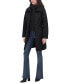 ფოტო #3 პროდუქტის Women's Bibbed Hooded Quilted Coat