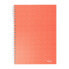 Фото #2 товара ESSELTE Wiro Cardboard Covers Color Breeze A5 Coral Striped Pattern Notebook