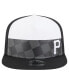 Men's Black Pittsburgh Pirates Checkmate Trucker 9FIFTY Snapback Hat Черный - фото #4