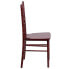 Фото #1 товара Hercules Series Mahogany Wood Chiavari Chair