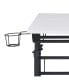 Фото #4 товара Rolling Writing Desk With Height Adjustable Desktop And Moveable Shelf