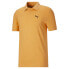 Фото #1 товара Puma Essentials Heather Small Logo Short Sleeve Polo Shirt Mens Yellow Casual 67