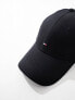 Tommy Hilfiger classic flag baseball cap in black - фото #5