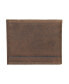 ფოტო #3 პროდუქტის Men's Grooved Leather Bifold Wallet