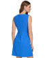 Фото #2 товара Women's Scoop-Neck Sleeveless Side-Buckle A-Line Dress