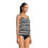 Фото #11 товара Women's Chlorine Resistant Blouson Tankini Swimsuit Top
