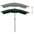 Фото #7 товара Садовый зонт vidaXL Зонтик для дачи и сада Sonnenschirm