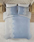 CLOSEOUT! Panache 3 Piece Embroidered Microfiber Duvet Cover Set, King/California King