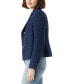 ფოტო #3 პროდუქტის Women's Cheryl Notched-Collar Button-Front Blazer