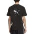 Фото #2 товара Puma Yamepi Graphic Crew Neck Short Sleeve T-Shirt Mens Black Athletic Casual To