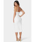 ფოტო #3 პროდუქტის Women's Rib Midi Dress