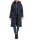 ფოტო #2 პროდუქტის Women's Hooded Maxi Down Coat With Self Tie