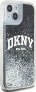 DKNY DKNY Liquid Glitter Big Logo - Etui iPhone 15 Plus / 14 Plus (czarny)