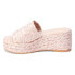 Фото #5 товара BEACH by Matisse Peony Platform Womens Pink Casual Sandals PEONY-690
