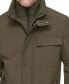 ფოტო #4 პროდუქტის Men's Harcourt Car Coat with an Attached Self Fabric Bib