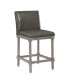 Фото #2 товара Abbott 26" Spindle Counter Stool with Frame and Faux Leather