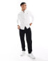 Фото #4 товара Abercrombie & Fitch icon logo oxford shirt in white