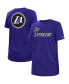 ფოტო #1 პროდუქტის Men's Blue Los Angeles Lakers 2022/23 City Edition Big and Tall T-shirt