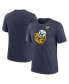 Фото #1 товара Men's Michigan Wolverines Blitz Evergreen Legacy Primary Tri-Blend T-Shirt