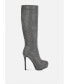 Фото #1 товара nebula rhinestone embellished stiletto calf boots