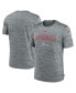 ფოტო #2 პროდუქტის Men's Heather Gray Washington Nationals Authentic Collection Velocity Performance Practice T-shirt